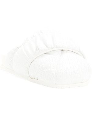 TJ Maxx Tent Mules For Leather - White