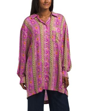 TJ Maxx Goldie Shirt For Viscose - Pink