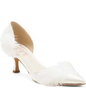 TJ Maxx Sofia Heels For Leather - White