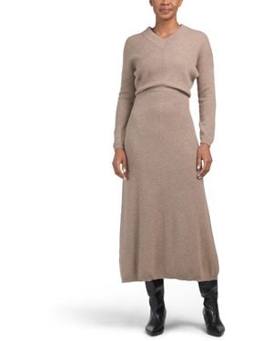 TJ Maxx Cashmere Knit Dress For - Natural