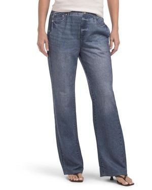 TJ Maxx Denim Illusion Wide Leg Pants For Cotton/Polyester - Blue