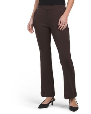 TJ Maxx Petite Bootcut Pants With Hardware For Spandex/Modal/Polyester - Black