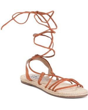 TJ Maxx Suede Wrap Sandals For - Pink