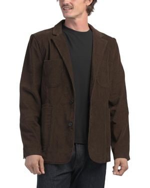 TJ Maxx Corduroy Leo Jacket For Cotton/Viscose - Black