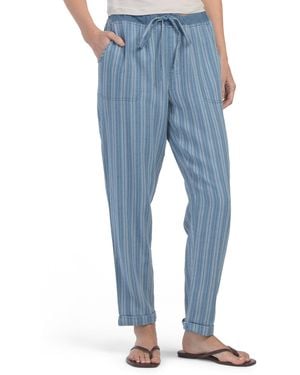TJ Maxx Cena Cropped Pants For Cotton - Blue