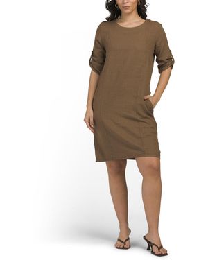 TJ Maxx Sable Daisy Mini Dress For Viscose in Natural | Lyst