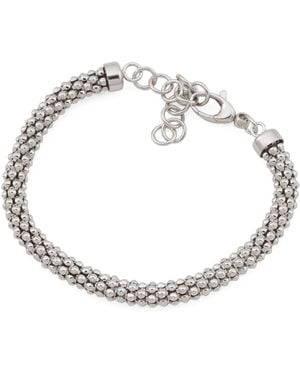 TJ Maxx Sterling Popcorn Bracelet - Metallic