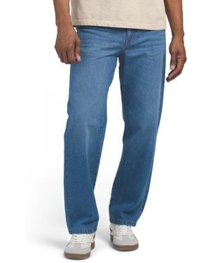 TJ Maxx Loose Fit Jeans For Cotton - Blue