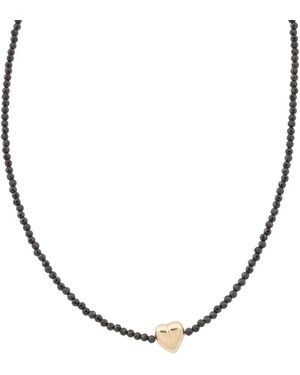 TJ Maxx 4Kt Puff Heart Spinel Necklace - Natural