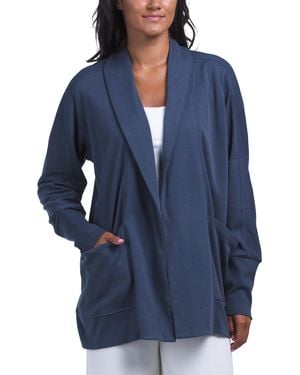 TJ Maxx Organic Cotton Airplane Wrap Cardigan For - Blue