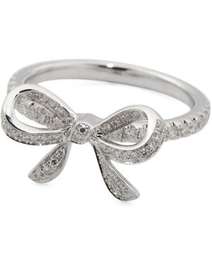 TJ Maxx 14Kt Diamond Bow Ring, Diamond - Multicolor