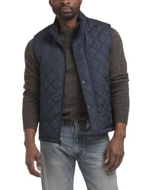 TJ Maxx Quilted Vest For Polyester - Gray