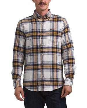 TJ Maxx Campside Flannel Shirt For Cotton - Gray