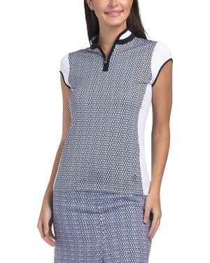 TJ Maxx The Trevi Cap Sleeve Top For Polyester - Blue
