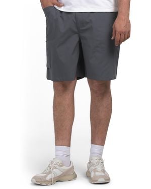 TJ Maxx Slate Hiking Cargo Shorts For Nylon/Spandex/Cotton - Gray