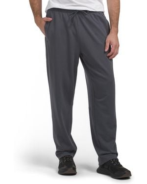 TJ Maxx Tri-Blend Fleece Open Bottom Pants For Spandex/Polyester/Rayon - Blue