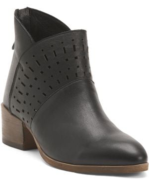 TJ Maxx Leather Loni Comfort Boots For - Black