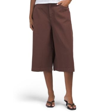 TJ Maxx Bull Denim Long Shorts For Cotton - Brown