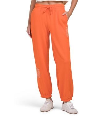 TJ Maxx Schuyler Fleece Jogger Pants, Cotton/Polyester - Orange