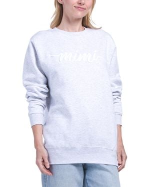 TJ Maxx Mimi Crew Neck Sweatshirt For Cotton/Polyester - White
