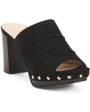 TJ Maxx Suede Amery Heels For Leather//Suede - Black