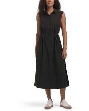 TJ Maxx 4 Way Stretch Sleeveless Dress For Spandex/Polyester - Black