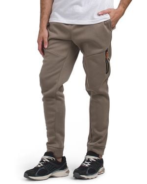 TJ Maxx Ultra Fleece Sweatpants With Bonded Zip Pocket For Polyester - Gray