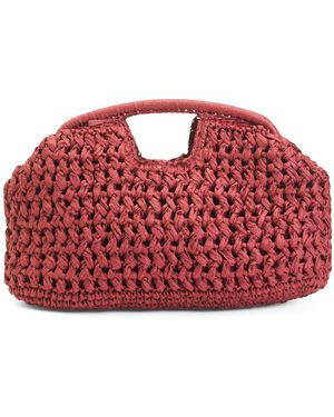 TJ Maxx Clutch With Handle For - Red
