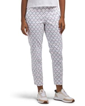TJ Maxx Upf 50 Printed Slimmer Pants For Nylon/Spandex/Rayon - Gray