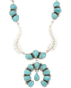 TJ Maxx Sterling Mohave Necklace - Blue