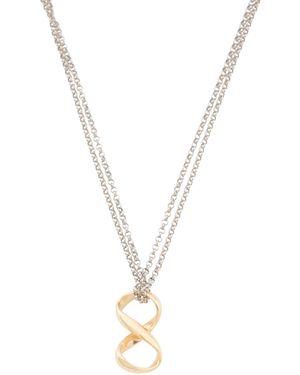 TJ Maxx 14Kt And Sterling Infinity Necklace For - Metallic