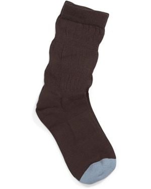 TJ Maxx Sailor Crew Socks For Cotton/Polyester - Brown
