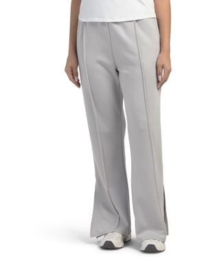 TJ Maxx Wide Leg Scuba Pants, Spandex/Polyester/Rayon - Gray