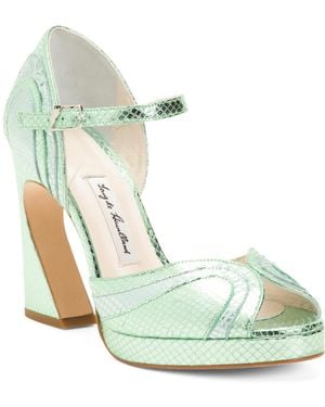 TJ Maxx Patent Leather Lilita Heels For - Green