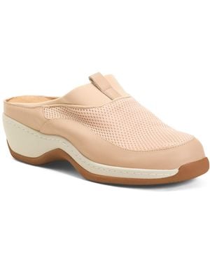 TJ Maxx Aberdeen Comfort Clogs For Leather - Natural