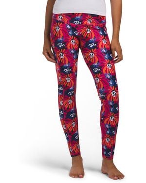 TJ Maxx Bard Leggie Base Layer Pants With Pockets For Spandex/Polyester - Red