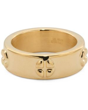 TJ Maxx 14Kt Screw Stamp Band Ring - Natural