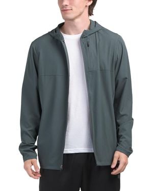 TJ Maxx Stretch Hooded Active Jacket For Spandex/Polyester - Gray