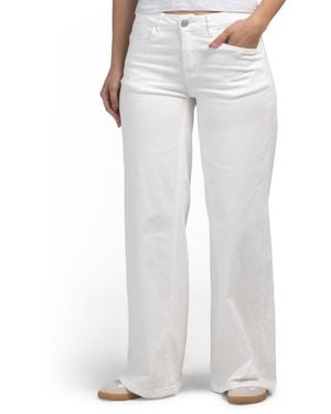 TJ Maxx 32Inch Wide Leg Pants For Cotton/Polyester - White