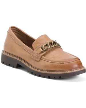 TJ Maxx Leather Linz Shoes For - Brown