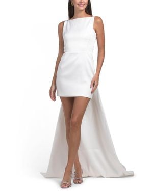 open back maxi dress white Camilla Open Back Crochet Maxi Dress - White main image 0