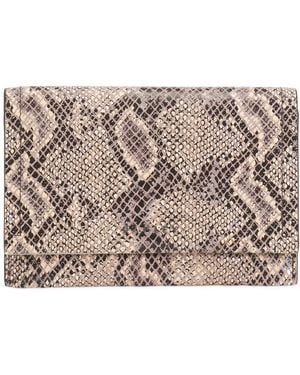 TJ Maxx Leather Oak Street Faux Snake Medium Wallet For - Pink