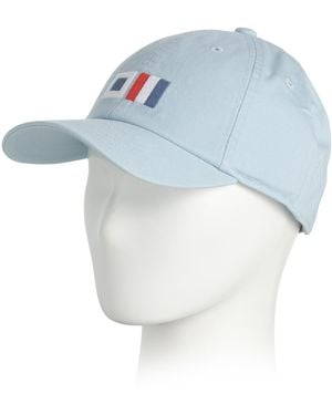 TJ Maxx Youth St Flag Leather Strap Hat, Cotton/Leather - Blue