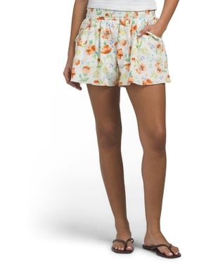 TJ Maxx Greta Shorts, Cotton/Polyester - White