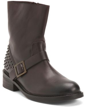 TJ Maxx Leather Wenona Ankle Boots For - Brown