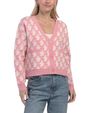 TJ Maxx Ghost Sweater, Nylon/Polyester/Acrylic - Red