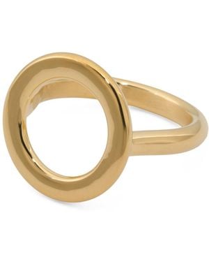 TJ Maxx 14Kt Open Circle Ring - Metallic