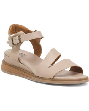 TJ Maxx Leather Caryn Sandals For - Natural
