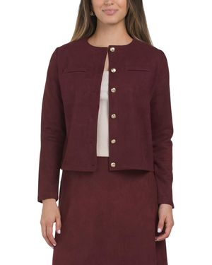 TJ Maxx Boyfriend Jacket For Spandex/Polyester - Red