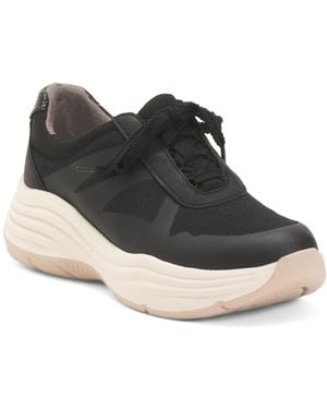 TJ Maxx Impulse Comfort Sneakers For Leather - Black
